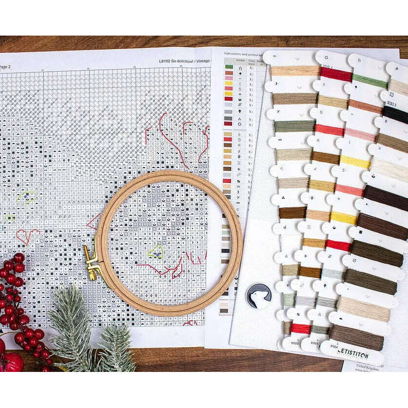 So delicious! L8102 Counted Cross Stitch Kit