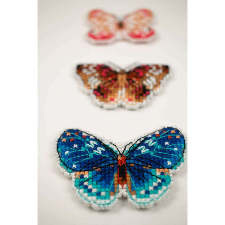 Soaring Butterflies R1997AC Counted Cross Stitch Kit