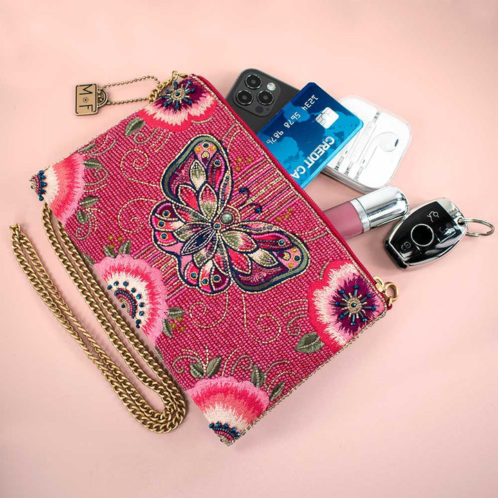 Social Butterfly Mini Crossbody Handbag by Mary Frances Image 8