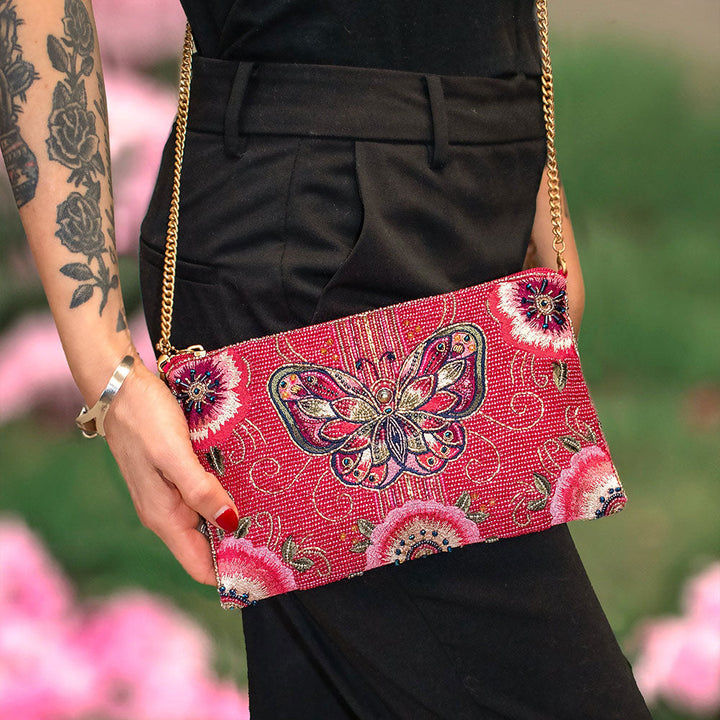 Social Butterfly Mini Crossbody Handbag by Mary Frances Image 3