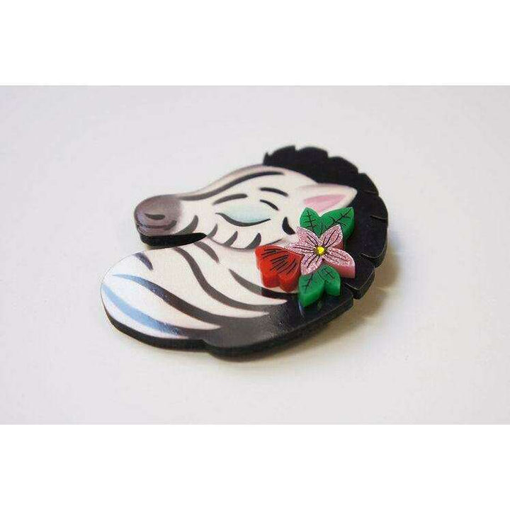 Solidarity Zebra Brooch by LaliBlue - Quirks!