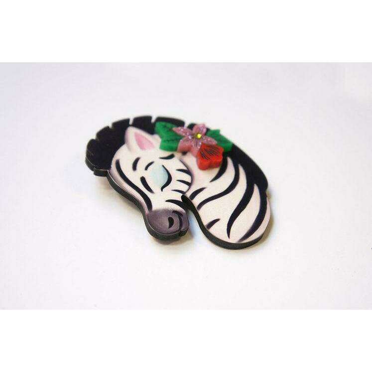 Solidarity Zebra Brooch by LaliBlue - Quirks!