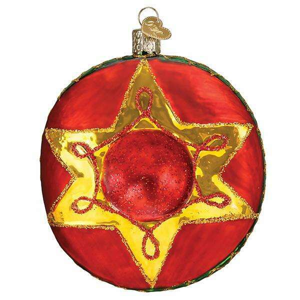 Old World Christmas Sombrero Blown Glass Ornament