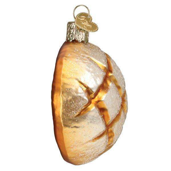 Old World Christmas Sourdough Bread Blown Glass Ornament