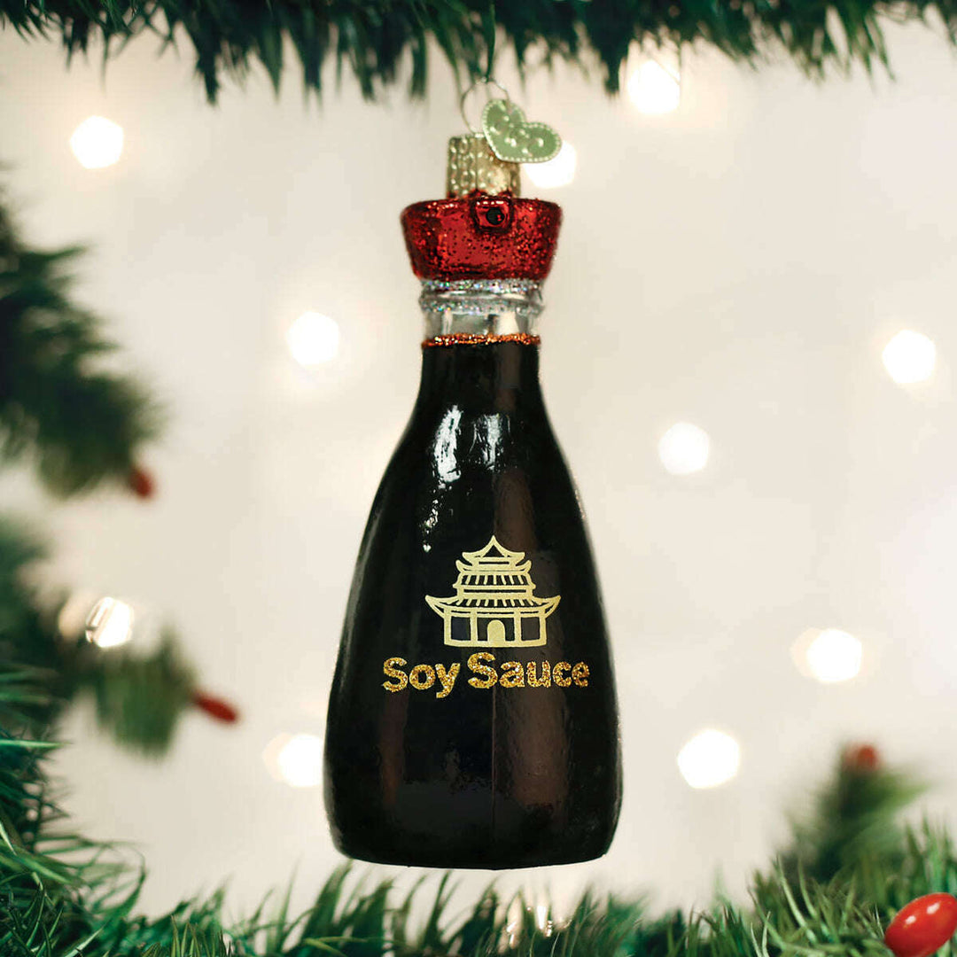 Old World Christmas Soy Sauce Blown Glass Ornament