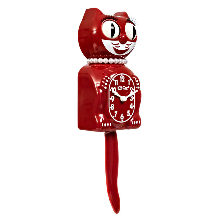 Space Cherry Lady Kit Cat Klock