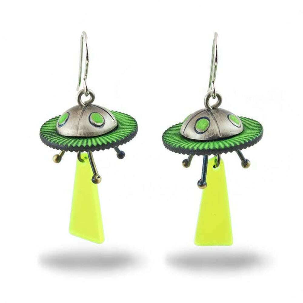 Space Invader Earrings by Faire 