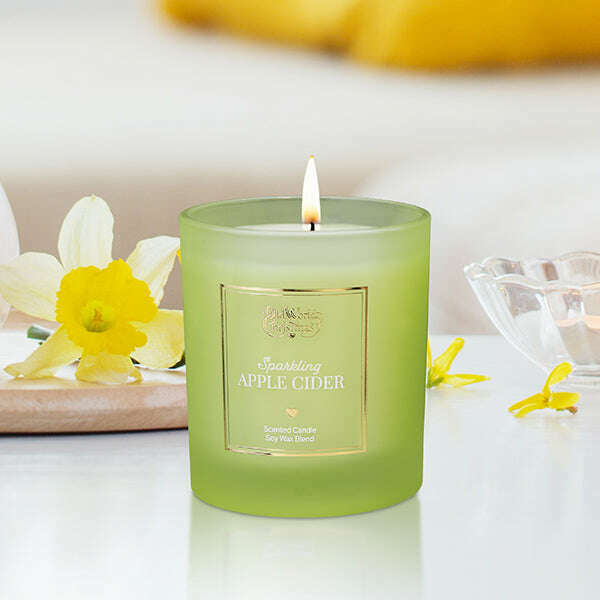 Old World Christmas Sparkling Apple Cider Candle