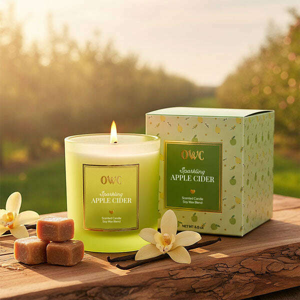 Old World Christmas Sparkling Apple Cider Candle
