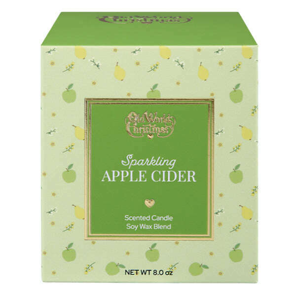 Old World Christmas Sparkling Apple Cider Candle