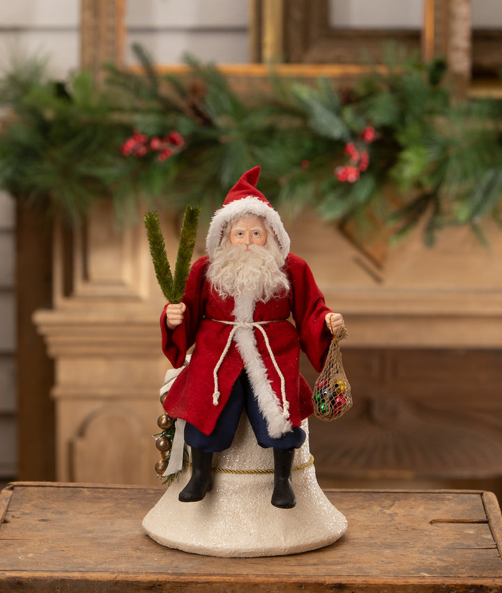 Vintage Santa on Bell by Bethany Lowe Designs, image 2