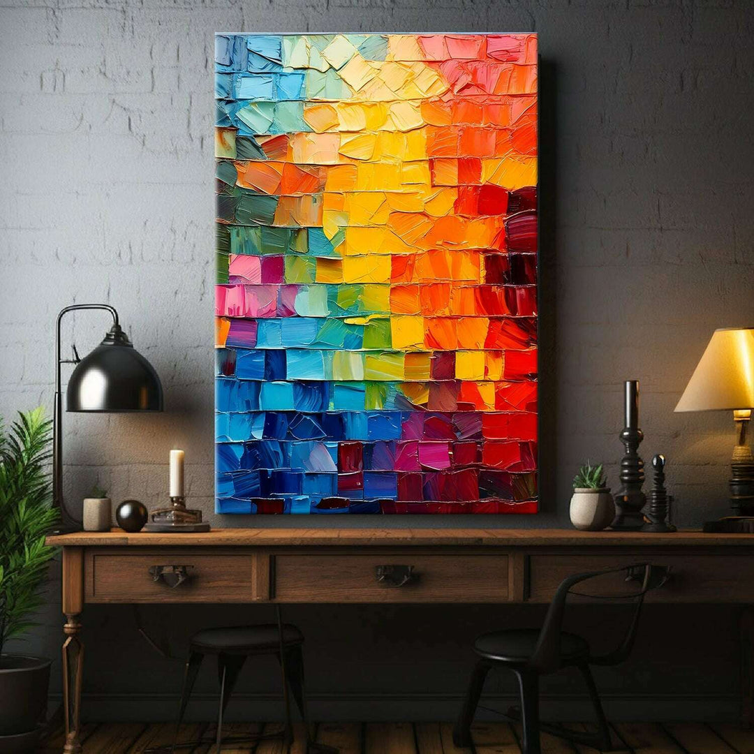 Spectrum Mosaic Wall Art