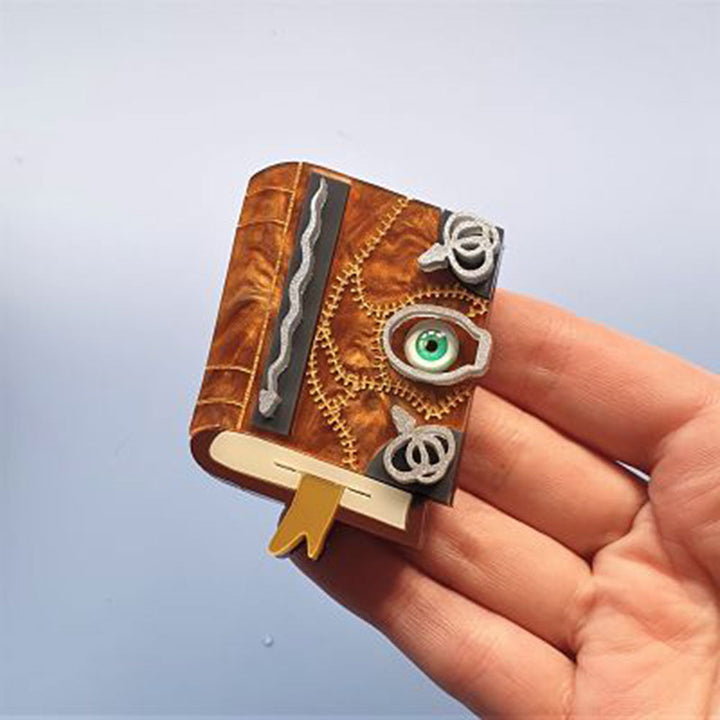 Spellbook Brooch by Cherryloco Jewellery 5