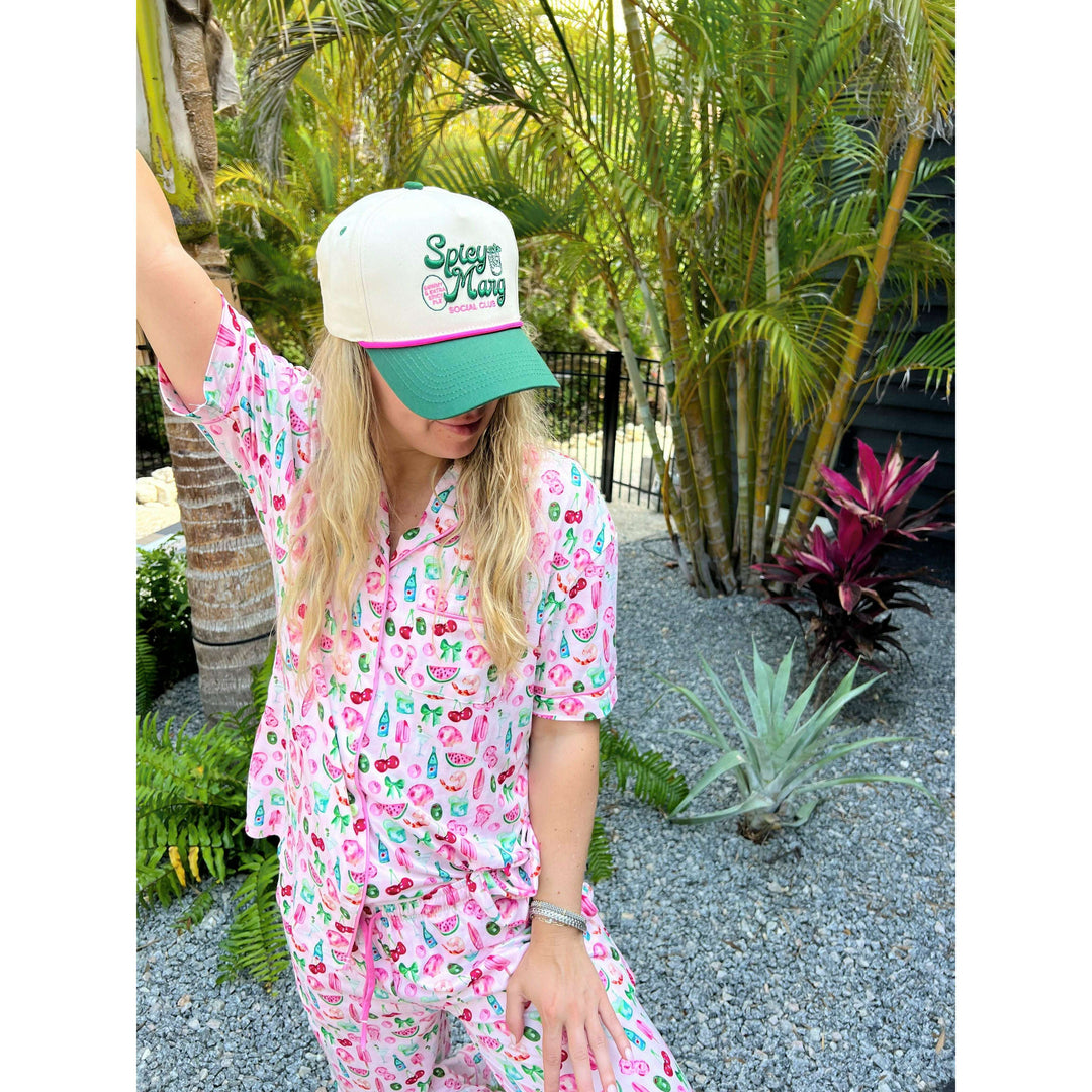 Spicy Marg Social Club - Green Vintage Trucker Hat