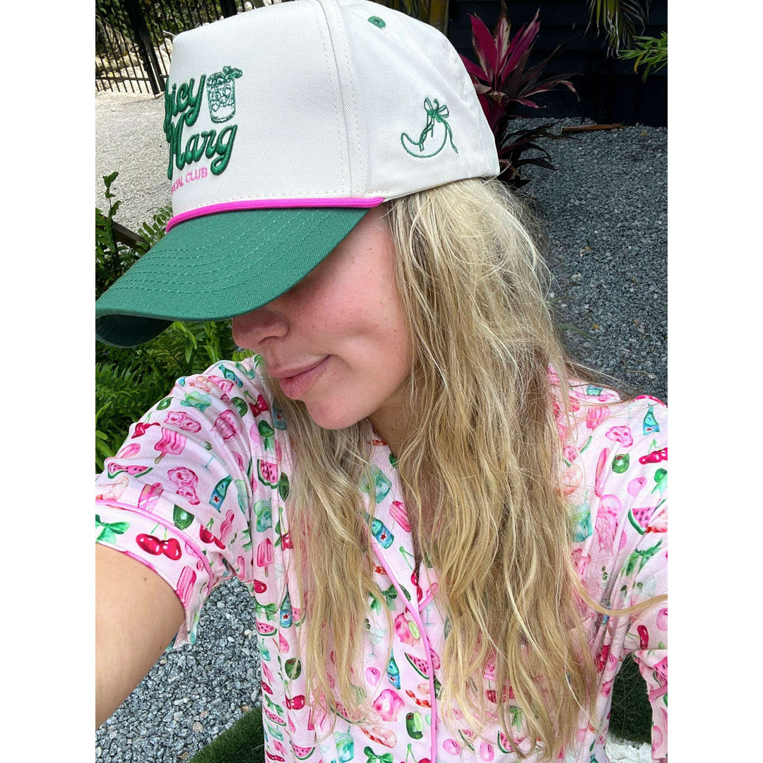 Spicy Marg Social Club - Green Vintage Trucker Hat