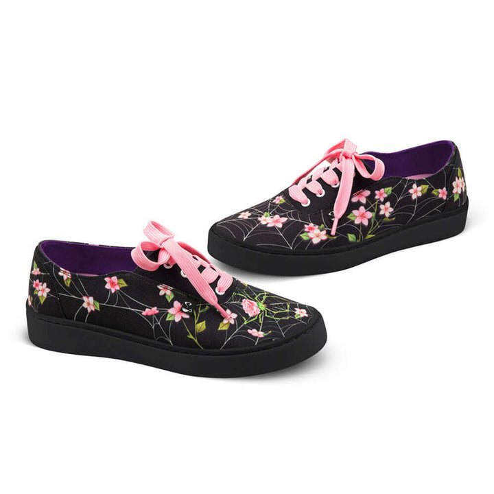 Spider Blossom Women's Casual Sneakers