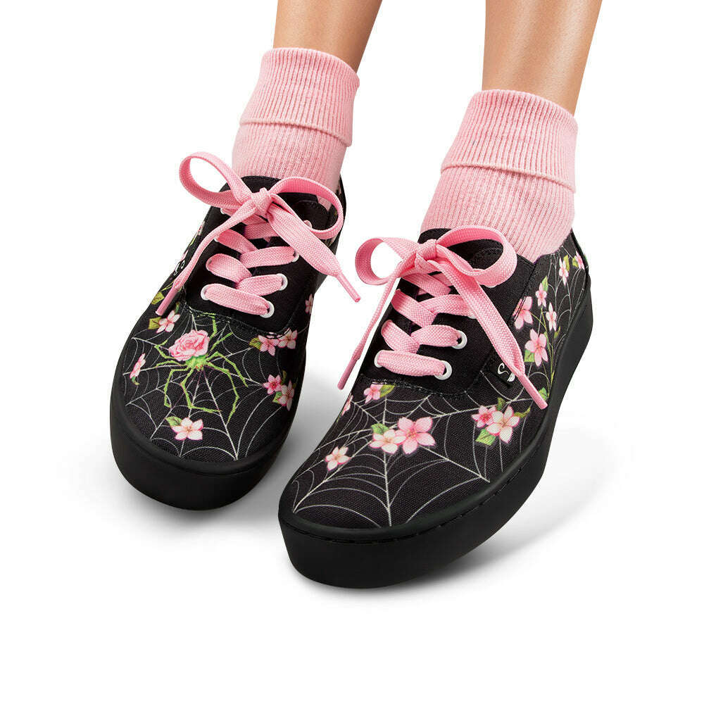 Spider Blossom Women's Casual Sneakers