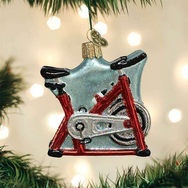 Old World Christmas Spin Cycle Blown Glass Ornament