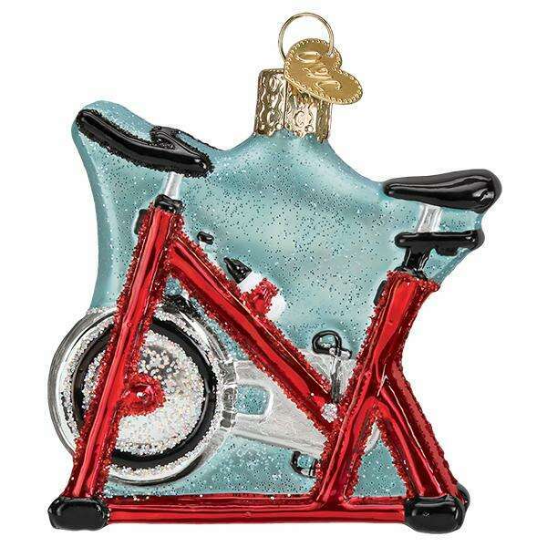 Old World Christmas Spin Cycle Blown Glass Ornament