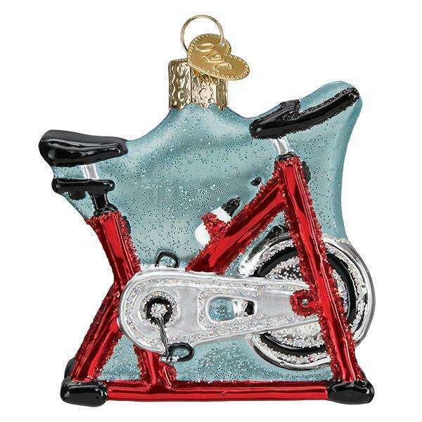 Old World Christmas Spin Cycle Blown Glass Ornament
