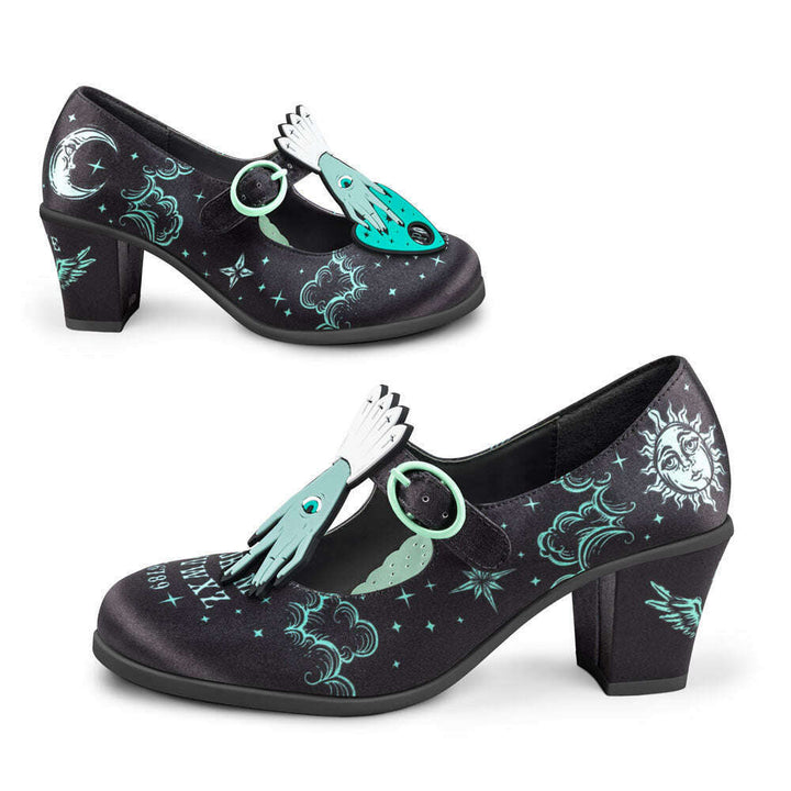 Spirit Board Women's Mary Jane Mid Heels