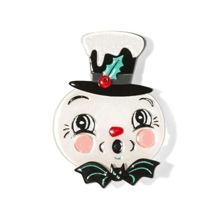 Spooky Frosty Spookmas Mini Brooch by Lipstick & Chrome