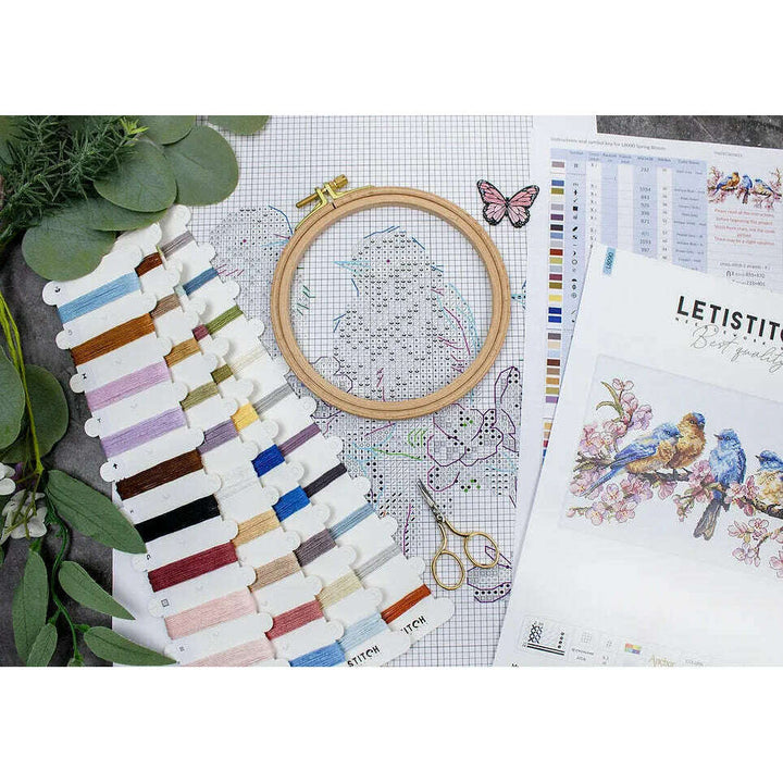 Spring Bloom L8090 Counted Cross Stitch Kit