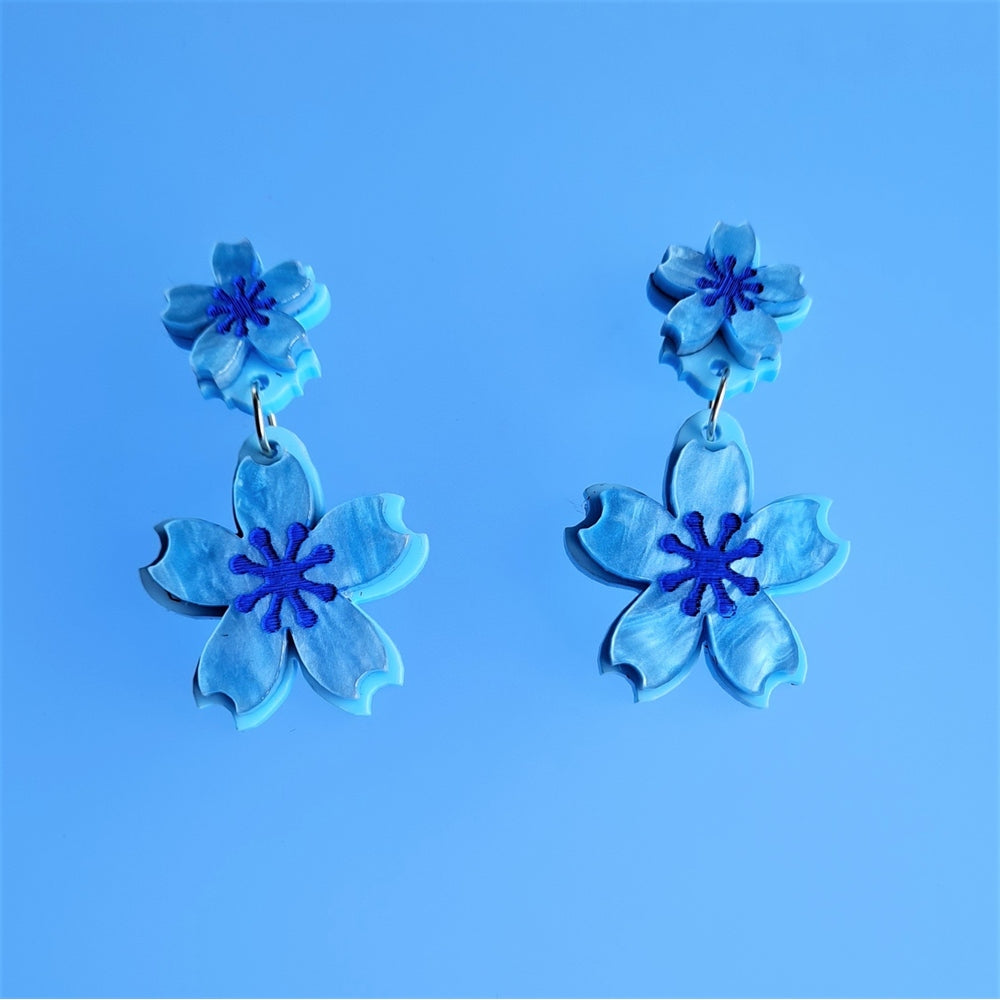 Spring Blossom Earrings by Cherryloco Jewellery 2