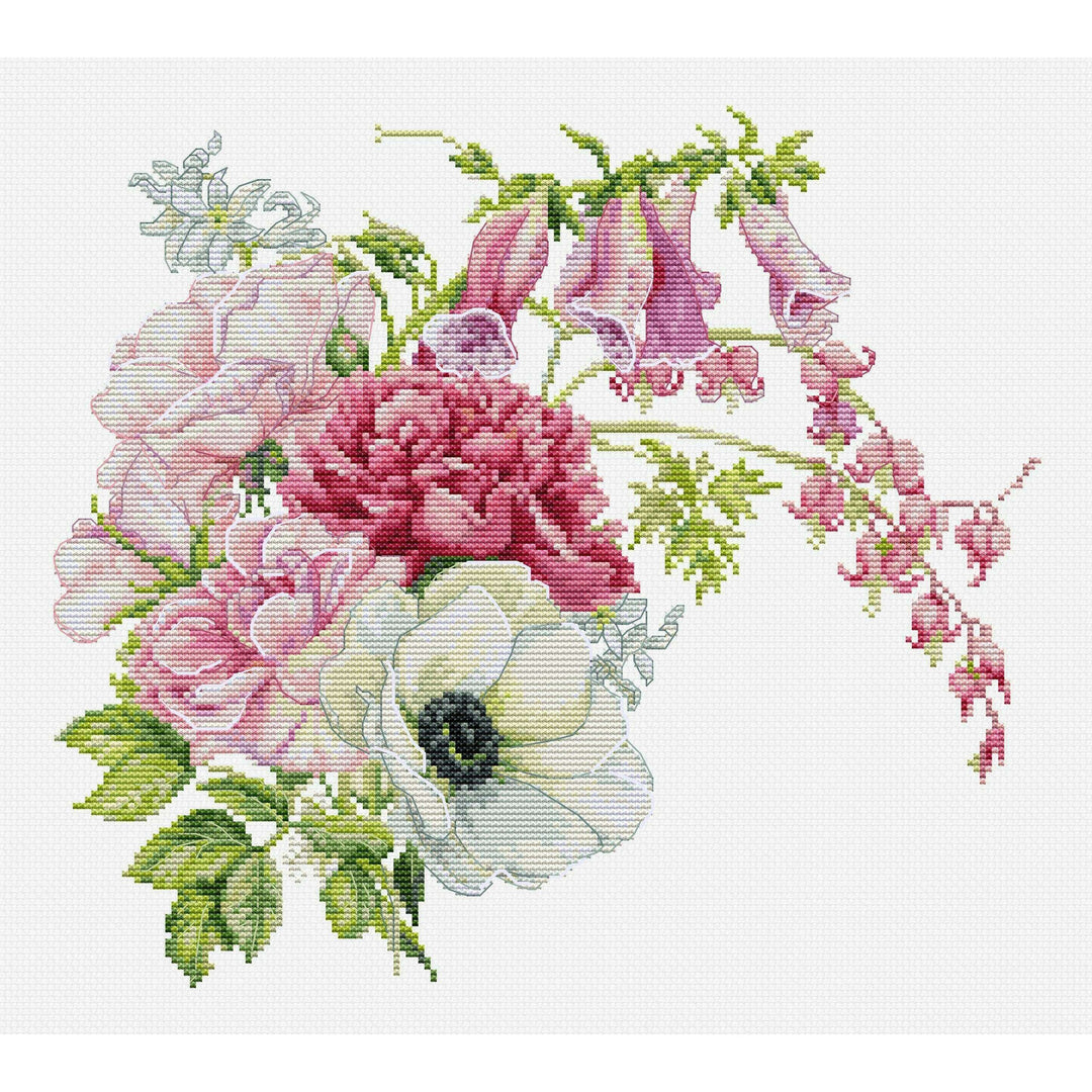 Spring Bouquet B7018L Counted Cross-Stitch Kit