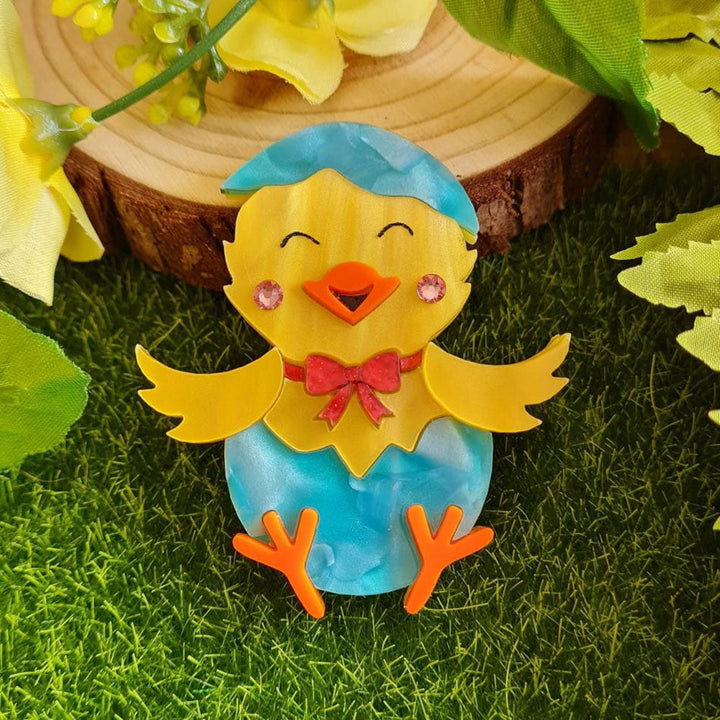 Spring Chick Brooch by Cherryloco Jewellery 2