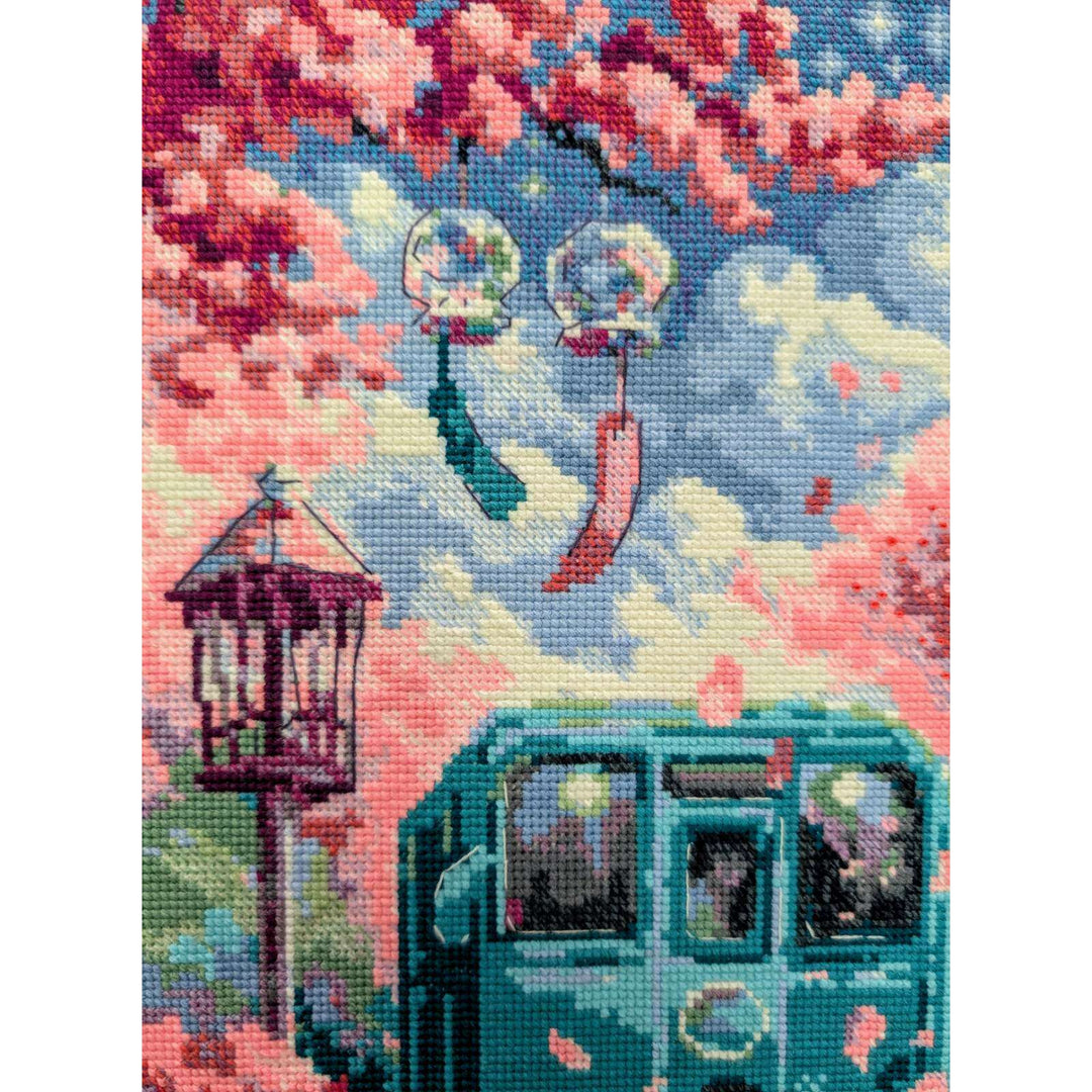 Spring Express R2233 Counted Cross Stitch Kit