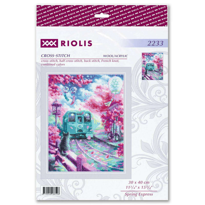 Spring Express R2233 Counted Cross Stitch Kit
