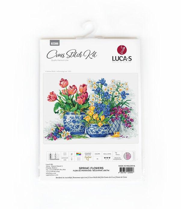Spring flowers B2386L Counted Cross-Stitch Kit
