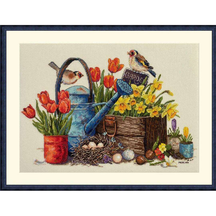 Spring Garden K-251 Counted Cross-Stitch Kit