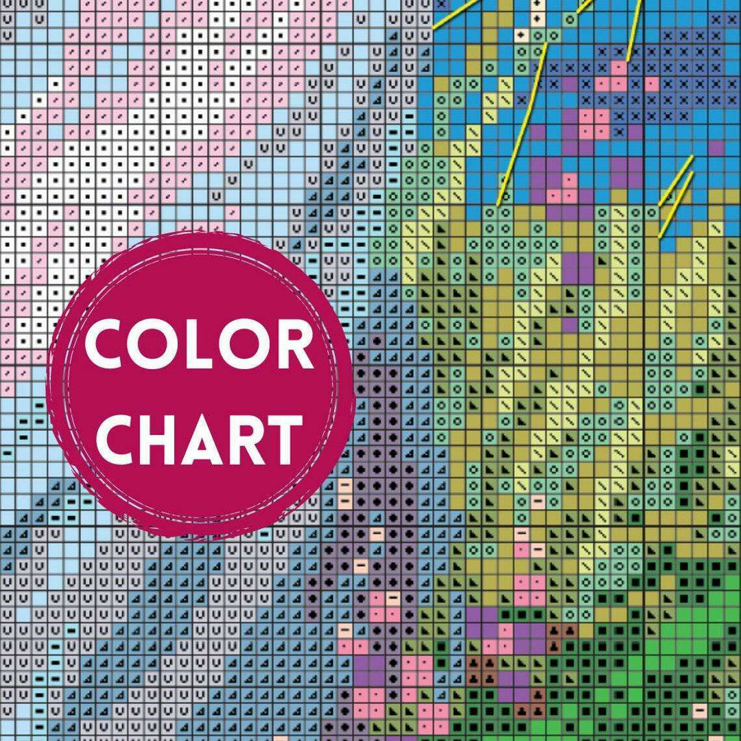 Spring Glow. Tulips R2191 Counted Cross Stitch Kit