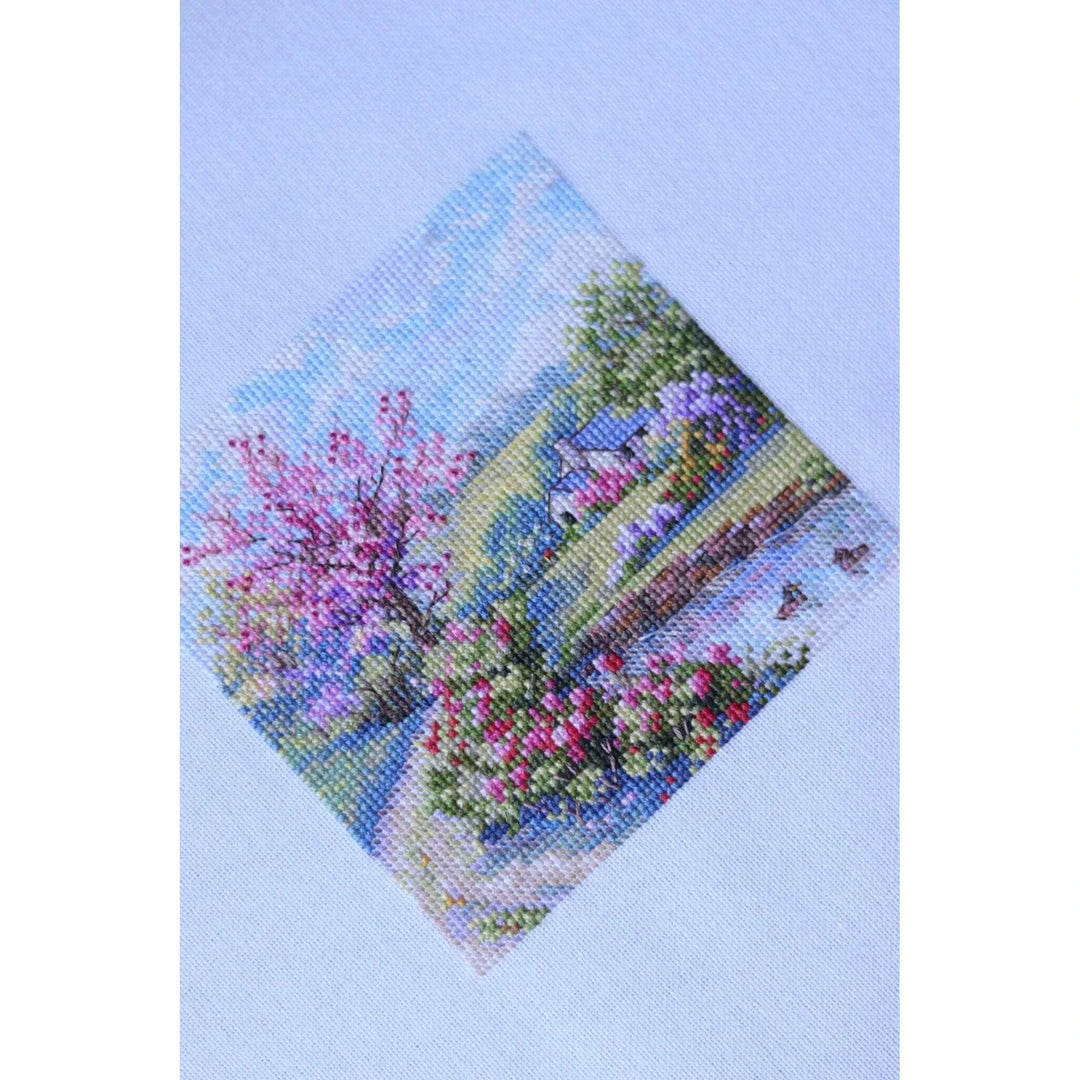Spring K-268A Counted Cross-Stitch Kit