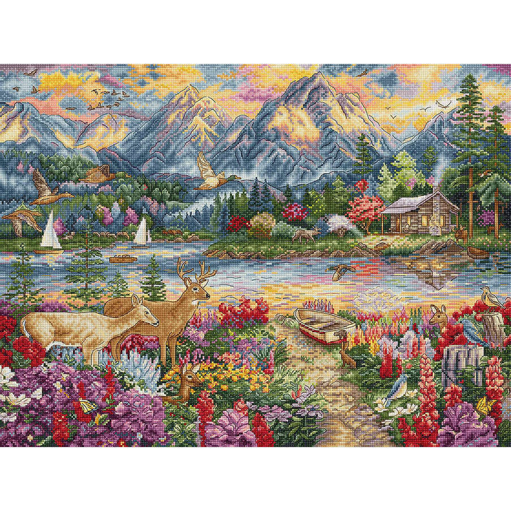Spring Mountain Majesty L9939 Counted Cross Stitch Kit