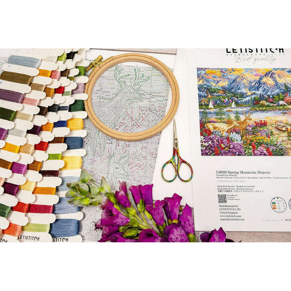 Spring Mountain Majesty L9939 Counted Cross Stitch Kit