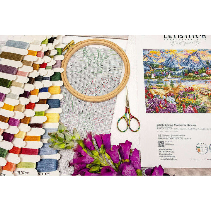 Spring Mountain Majesty L9939 Counted Cross Stitch Kit