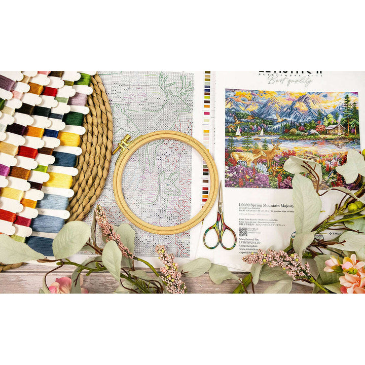 Spring Mountain Majesty L9939 Counted Cross Stitch Kit