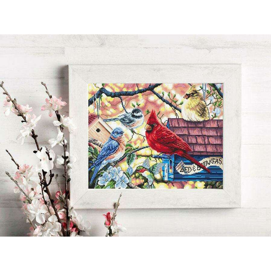 Springtime Songbirds L8062 Counted Cross Stitch Kit