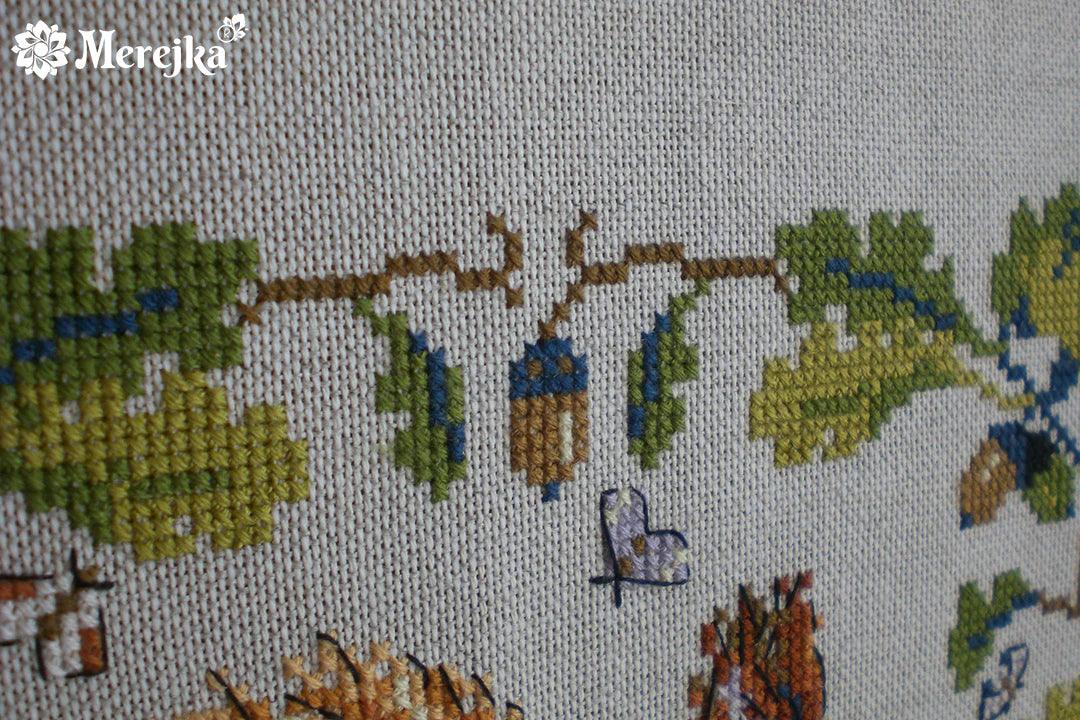 Squirrel K-146A Counted Cross-Stitch Kit