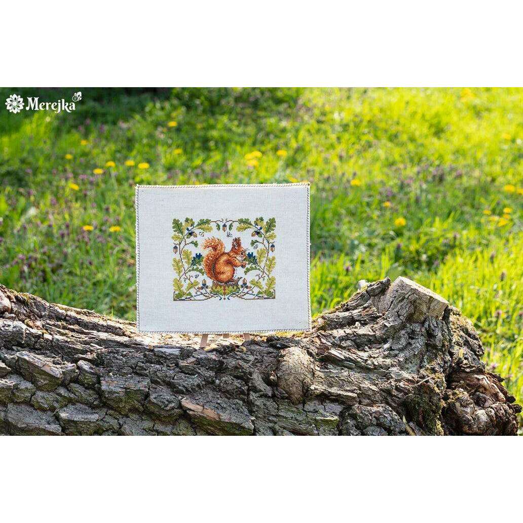 Squirrel K-146A Counted Cross-Stitch Kit