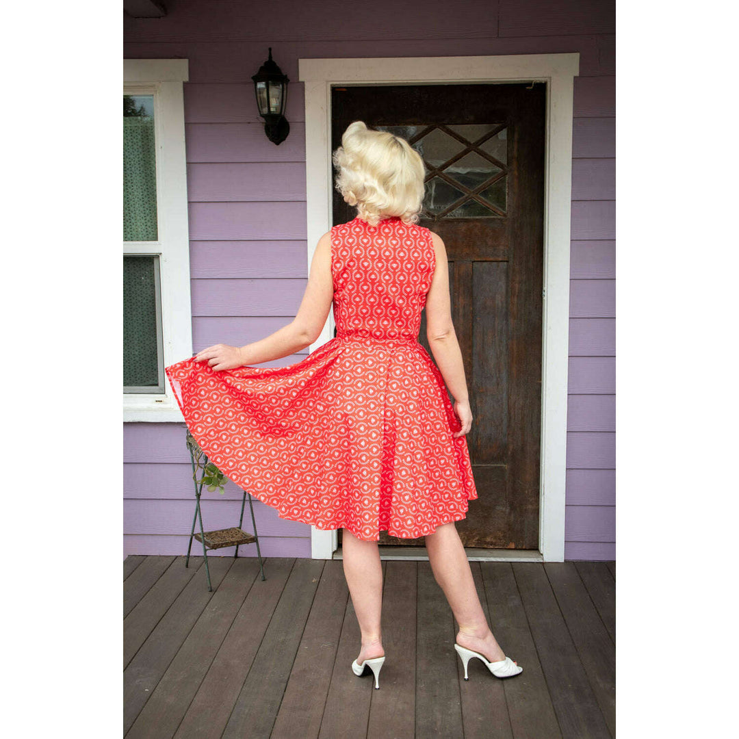 Staci Dress- Laurel & Bees, Cherry Red *sale