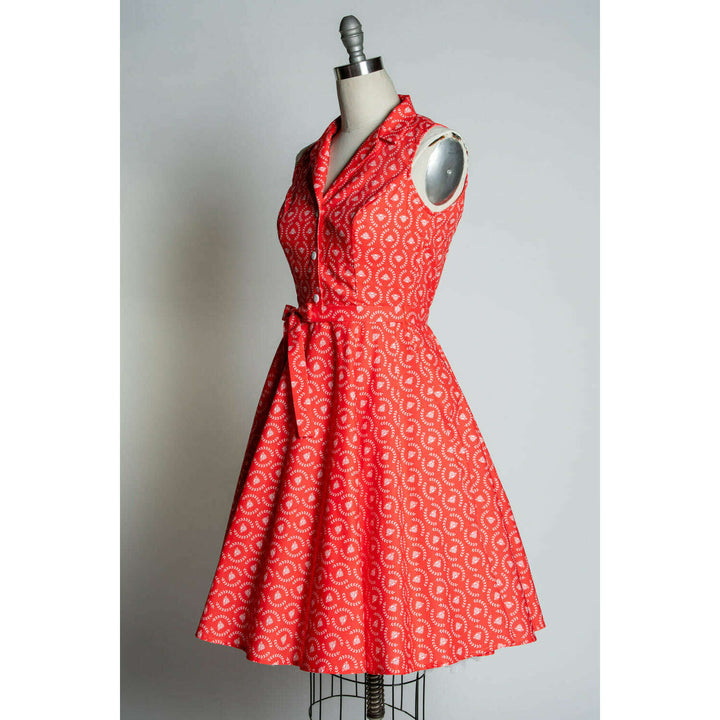 Staci Dress- Laurel & Bees, Cherry Red *sale