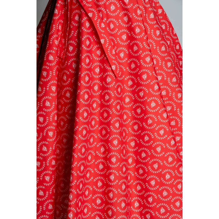 Staci Dress- Laurel & Bees, Cherry Red *sale