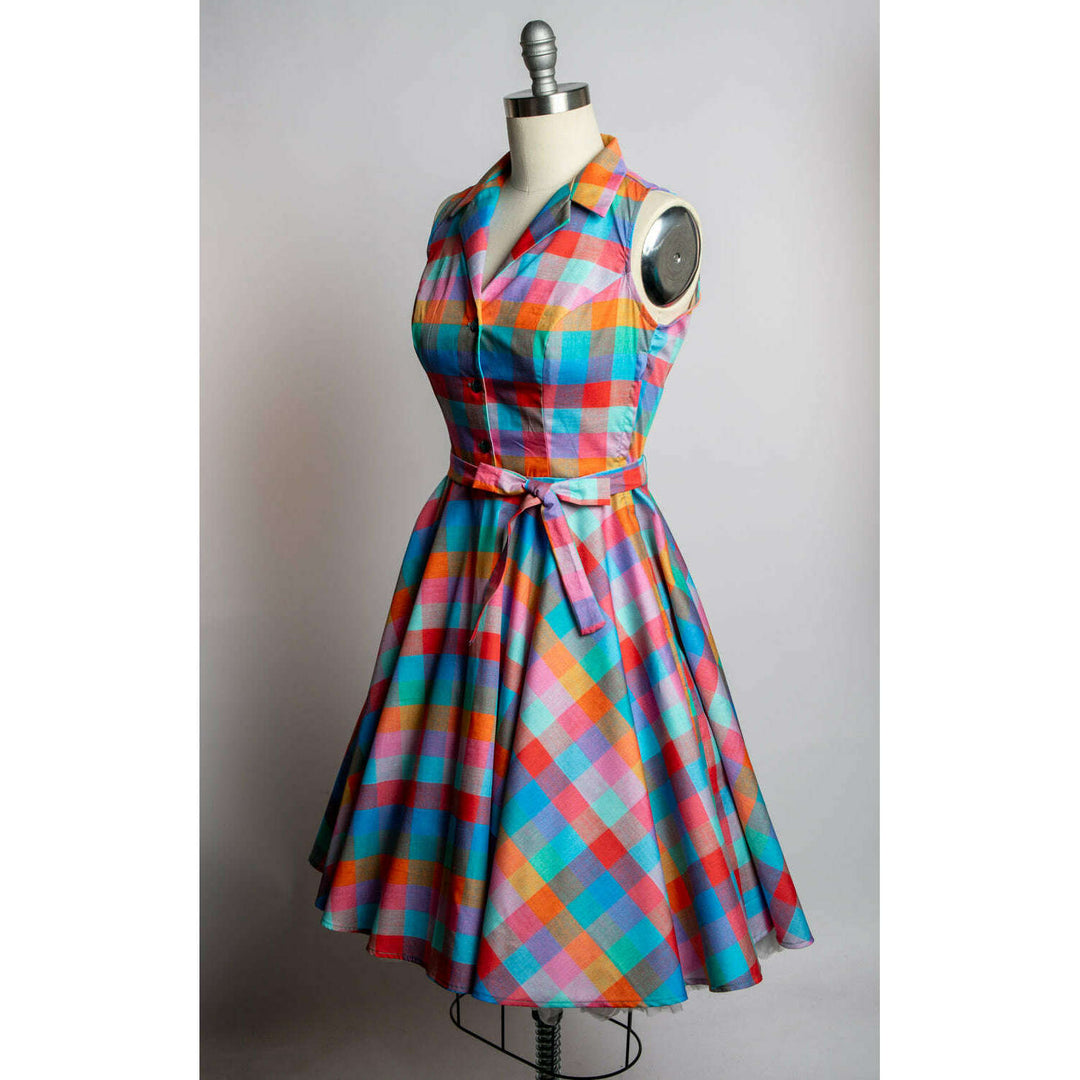 Staci Dress- Rainbow Sherbet