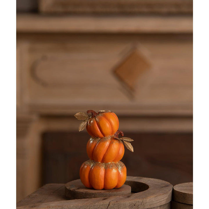 Stack of Pumpkins Candlestick by Bethany Lowe Designs image 1