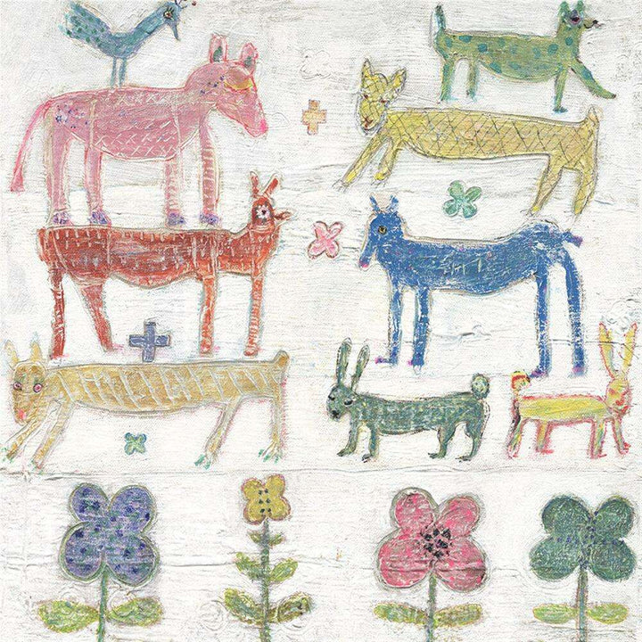 "Stacked Animals" Art Print - Quirks!