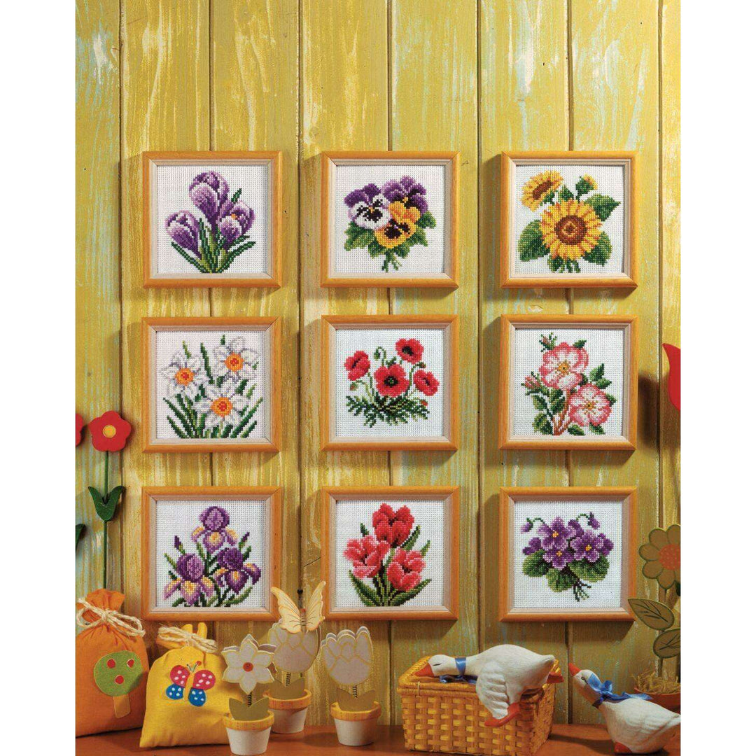 Stamped Cross stitch kit "Tulips " 7517